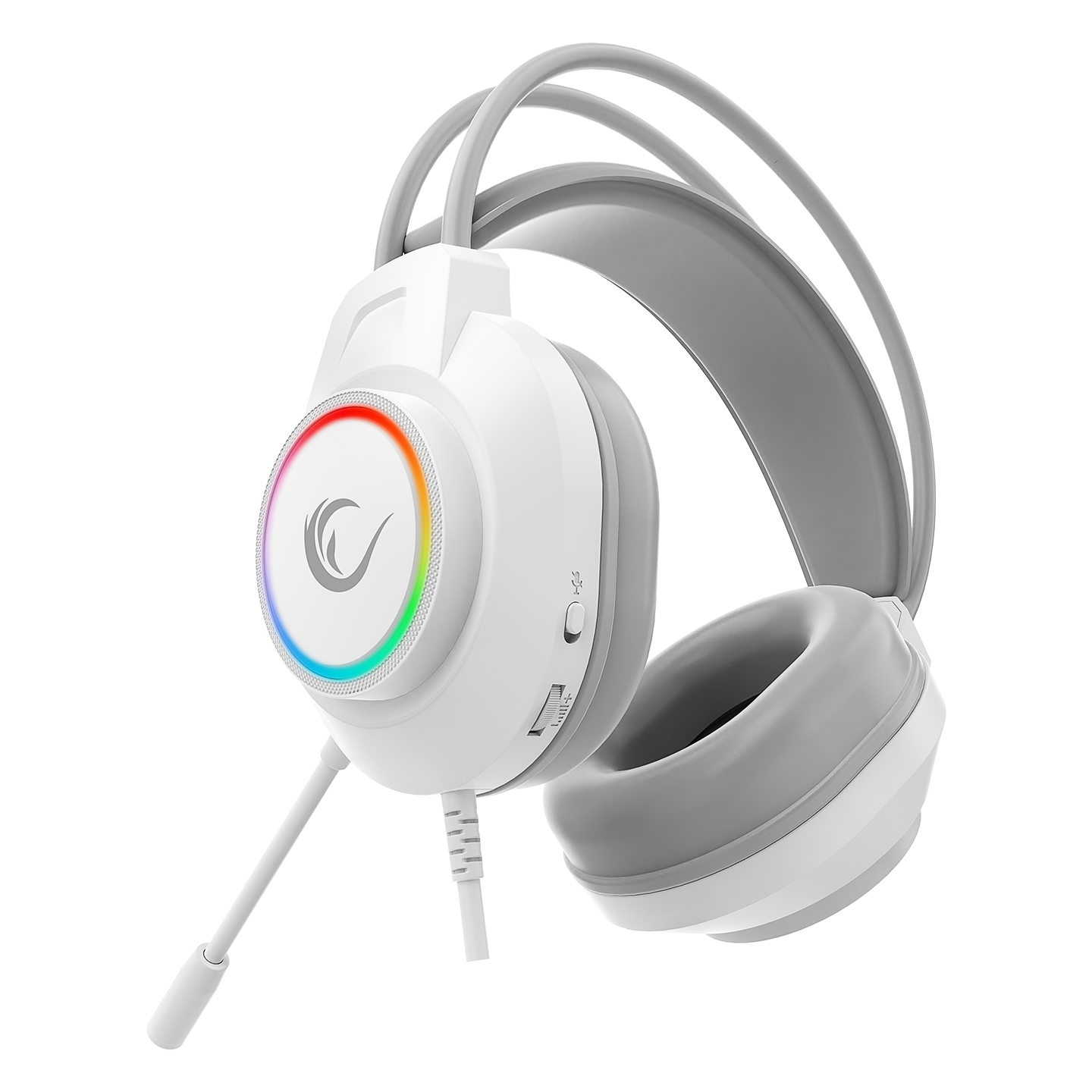 Rampage RM-K55 Kipchak Beyaz RGB Led 7.1 Gaming Mikrofonlu Oyuncu Kulaklığı Rampage