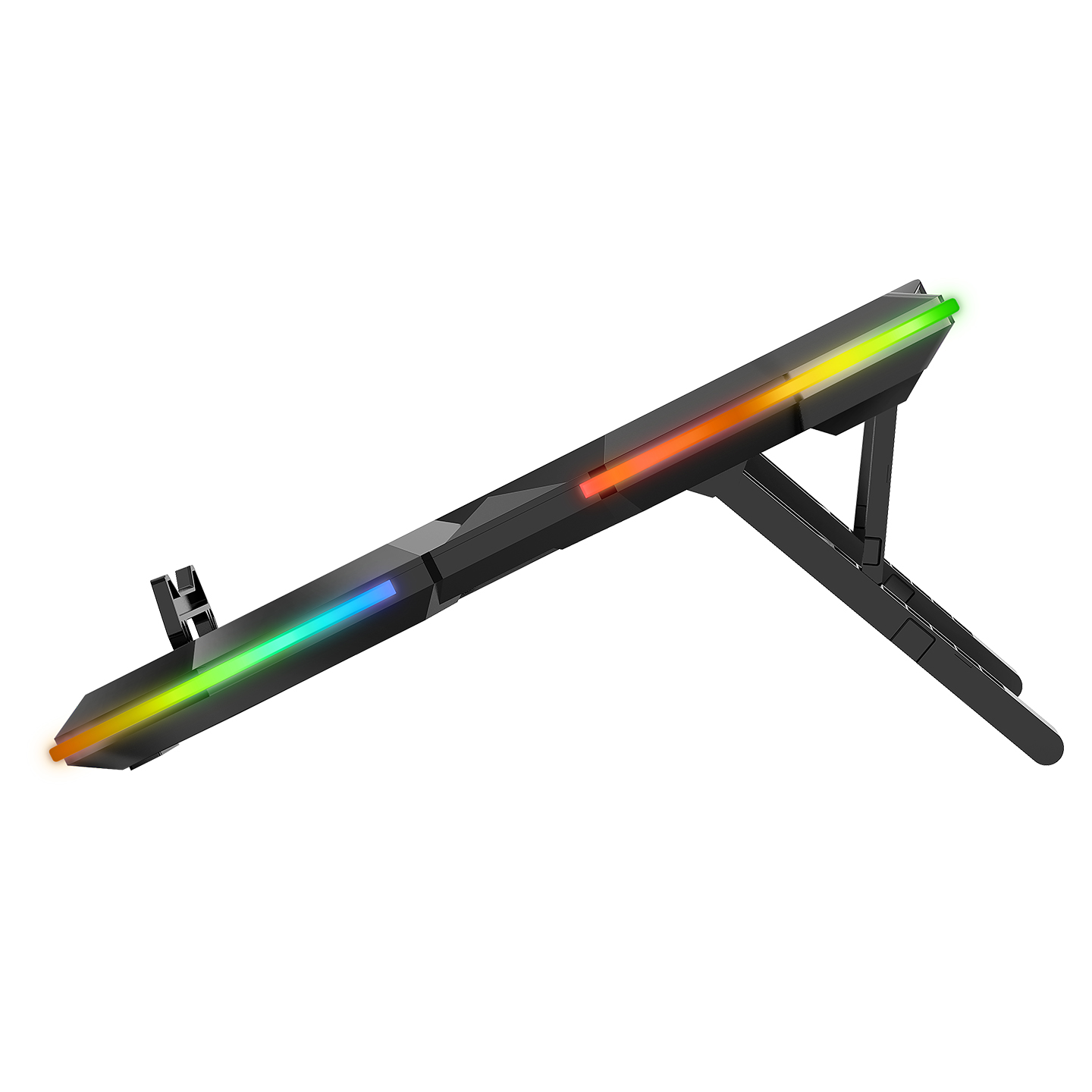 Rampage S47 Coolflow 5 Adet Kırmızı Led Fan 1 Usb 7 Farklı Kademe Ayarı 10 17.3 Notebook Soğutucu Stand