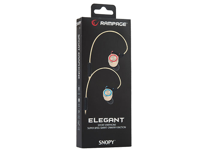 Rampage SN-J8 Elegant Mobil Telefon Uyumlu Metal Kulak Içi Gold Mikrofonlu Kulaklık