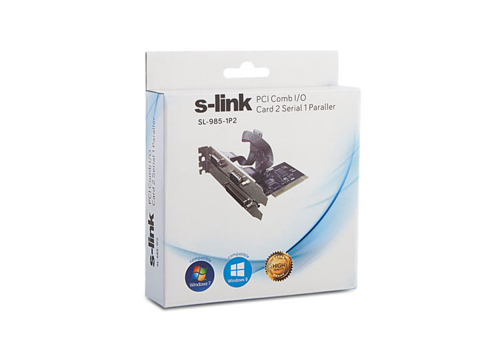 S-Link SL-985-1P2 PCI Serial 2 Port+Paralel 1 Port Kart