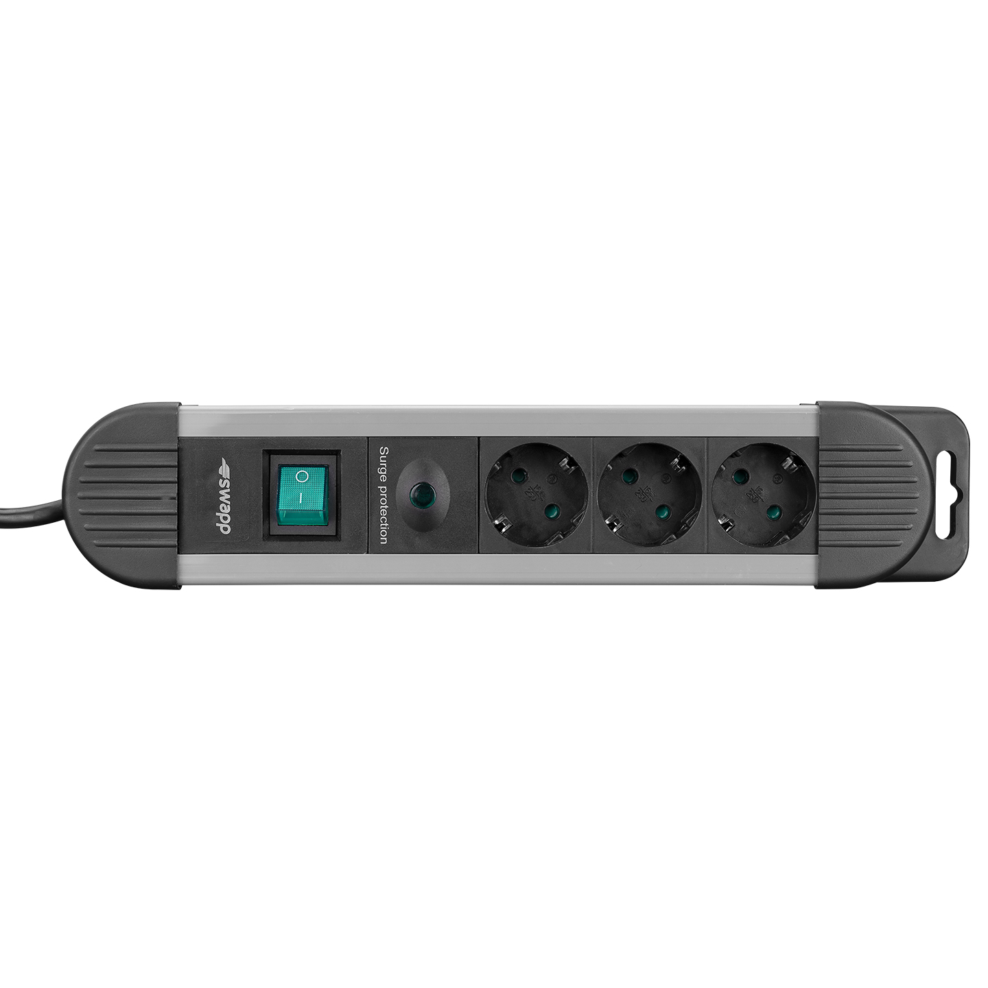 S-Link Swapp SPGKS03 1.5m 3G1.5mm2 900 Joule 3Lü Akım Kor. Gri Priz Çoklayıcı