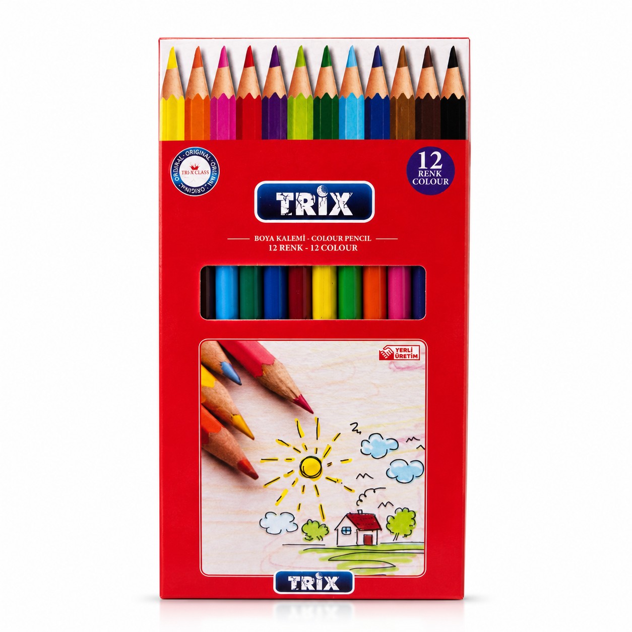 Trix Uzun Kuru Boya 12 Renk