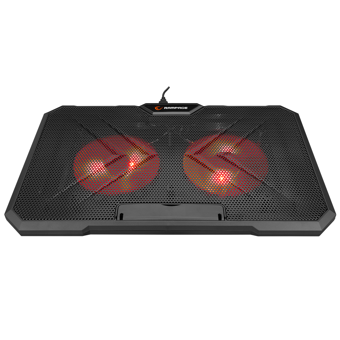 Addison Rampage AD-RC12 Claw Siyah 2 Fan 2 USB RGB Işıklı 15-17 Notebook Soğutucu Stand
