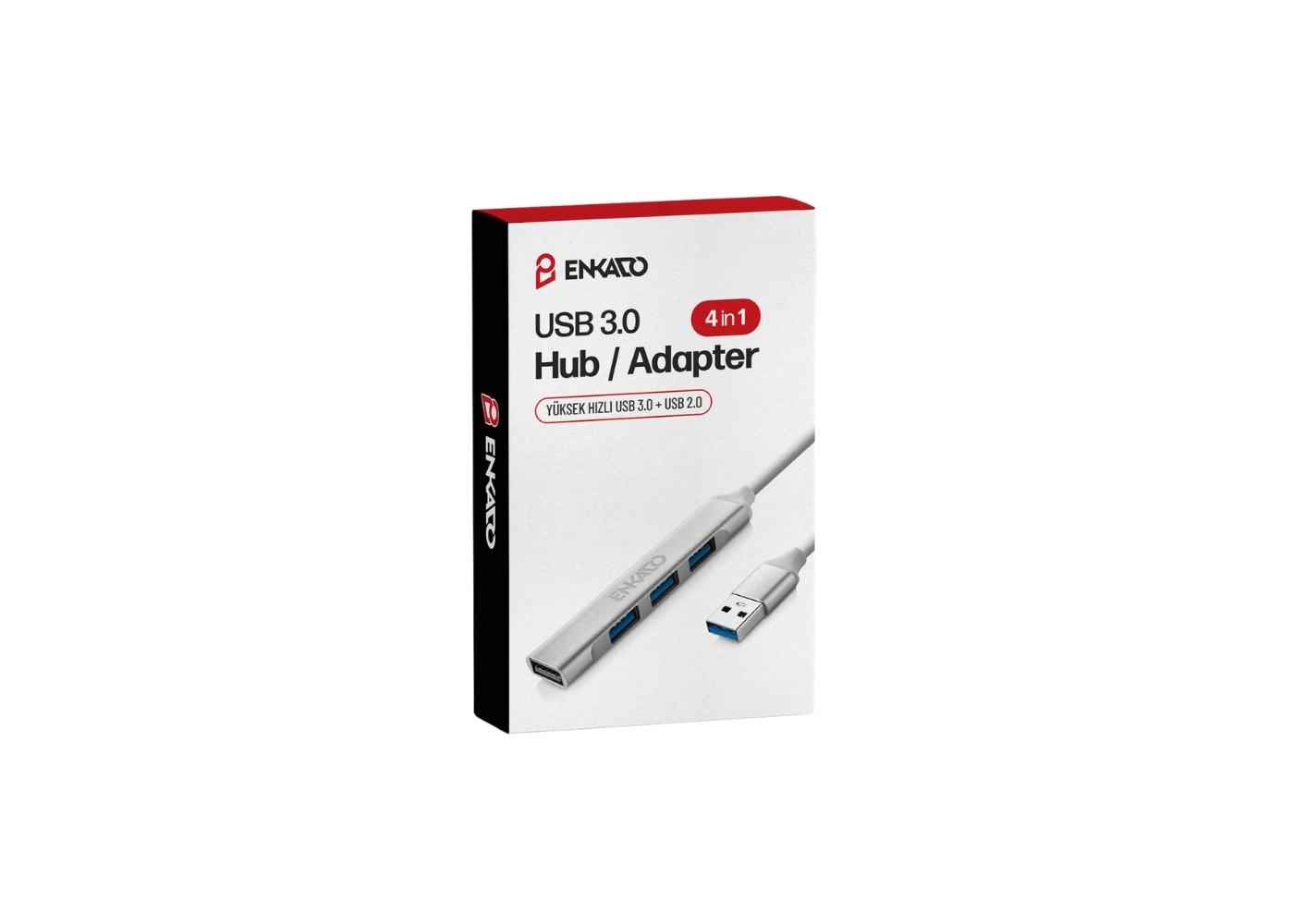 Enkado EKD-UH60 Usb 3.0 to 4in1 1 Port Usb 3.0 + 3 Port Usb 2.0 Hub Adaptör
