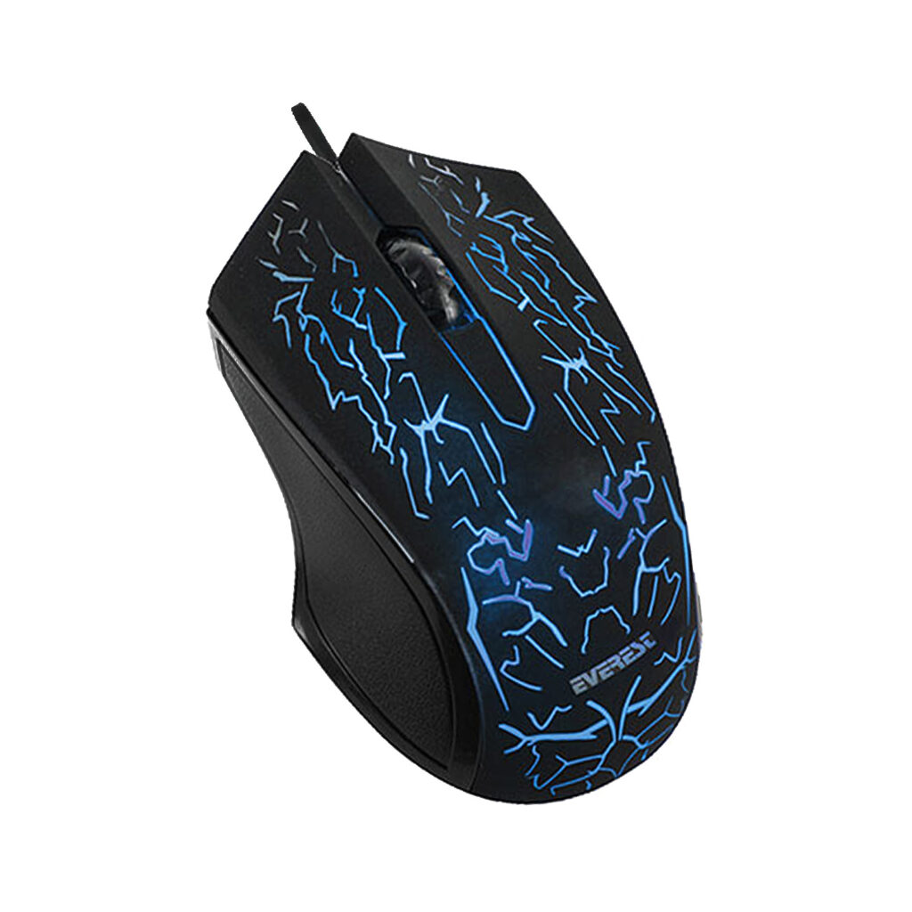 Everest SM-68X Usb Siyah 7 Renk Aydınlatmalı Oyuncu Mouse