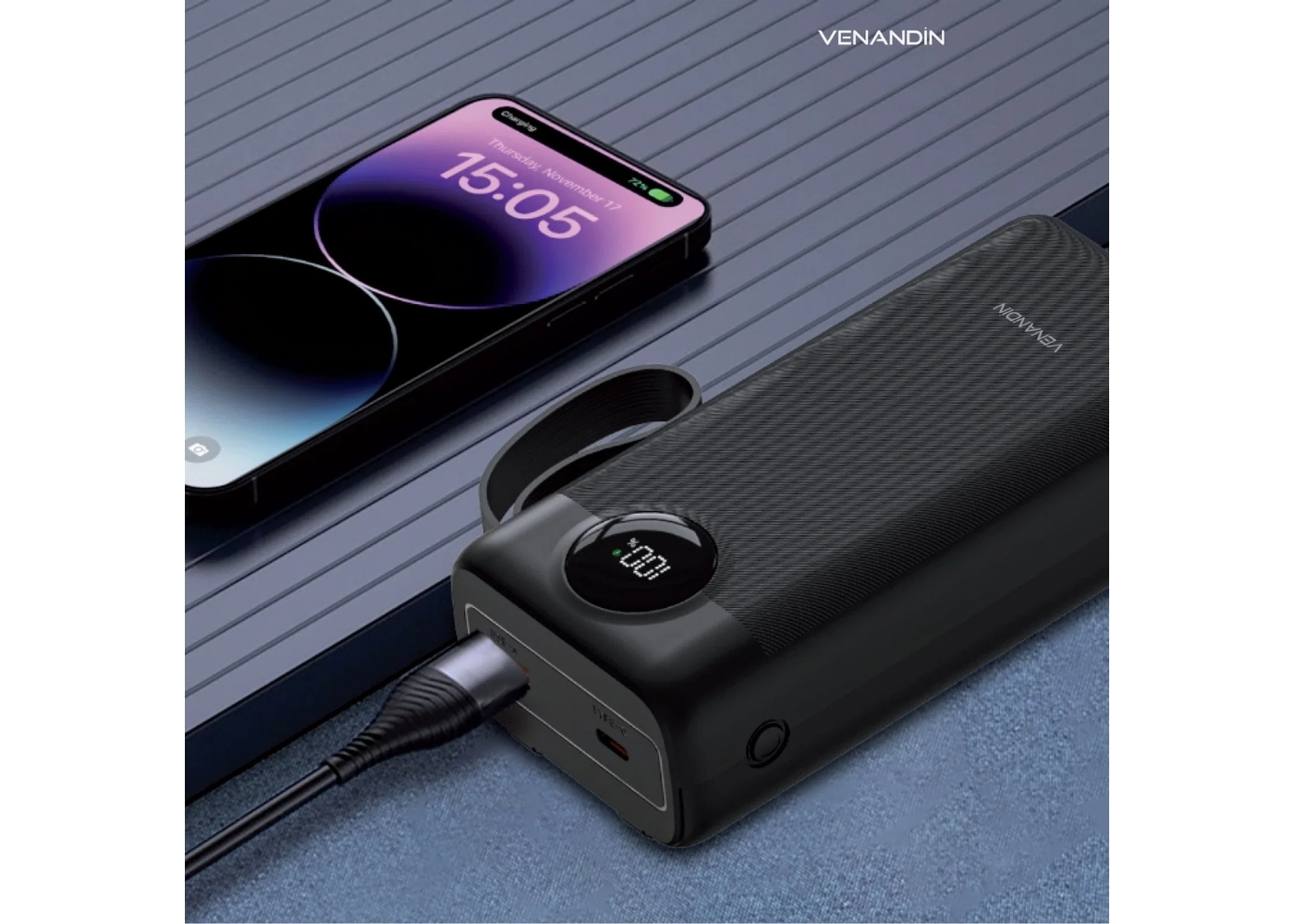 Venandin PWB10D1 22,5W 10,000mAh Powerbank