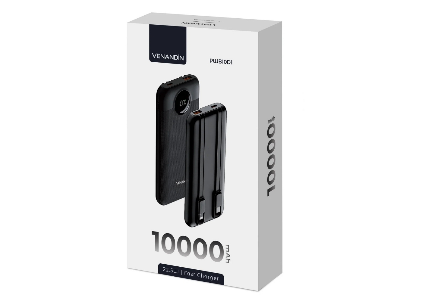 Venandin PWB10D1 22,5W 10,000mAh Powerbank