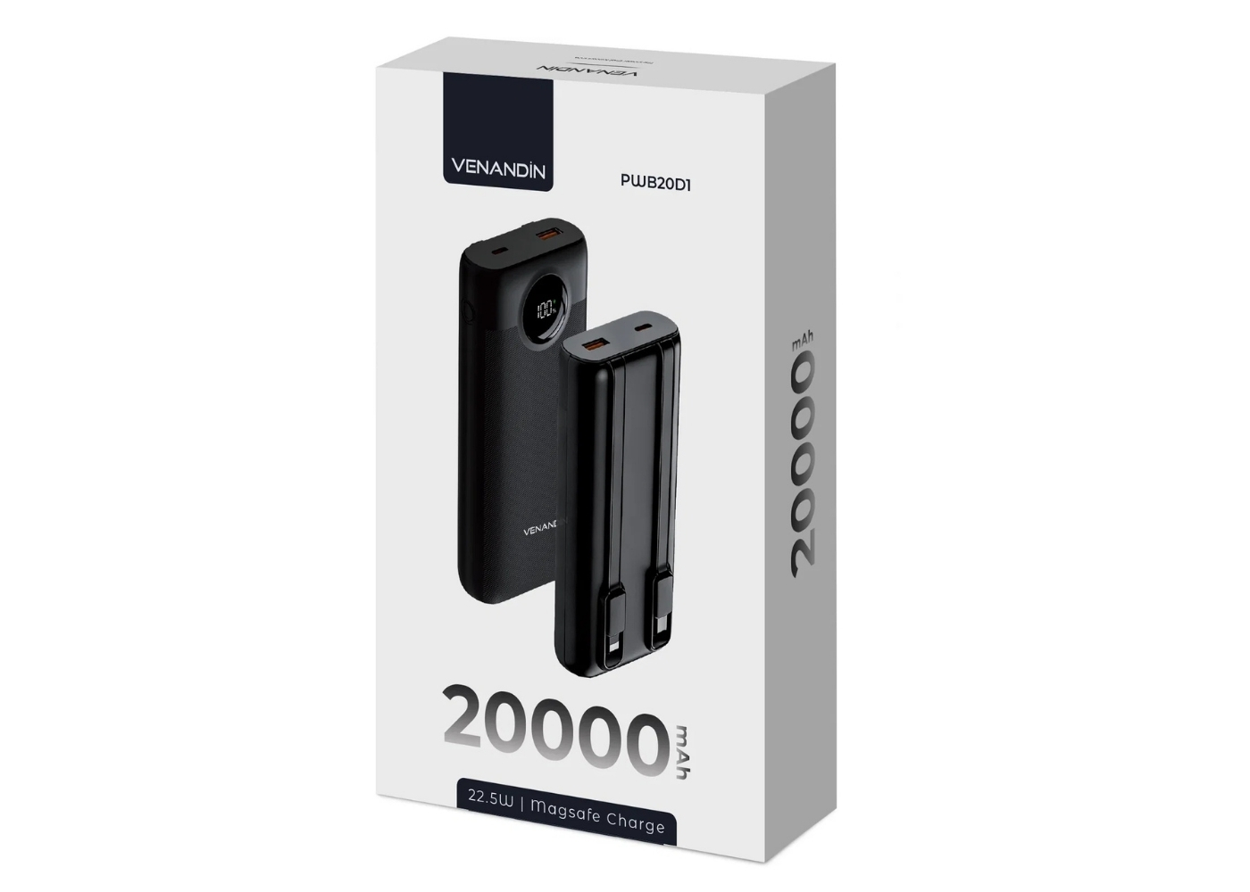 Venandin PWB20D1 22,5W 20,000mAh Powerbank