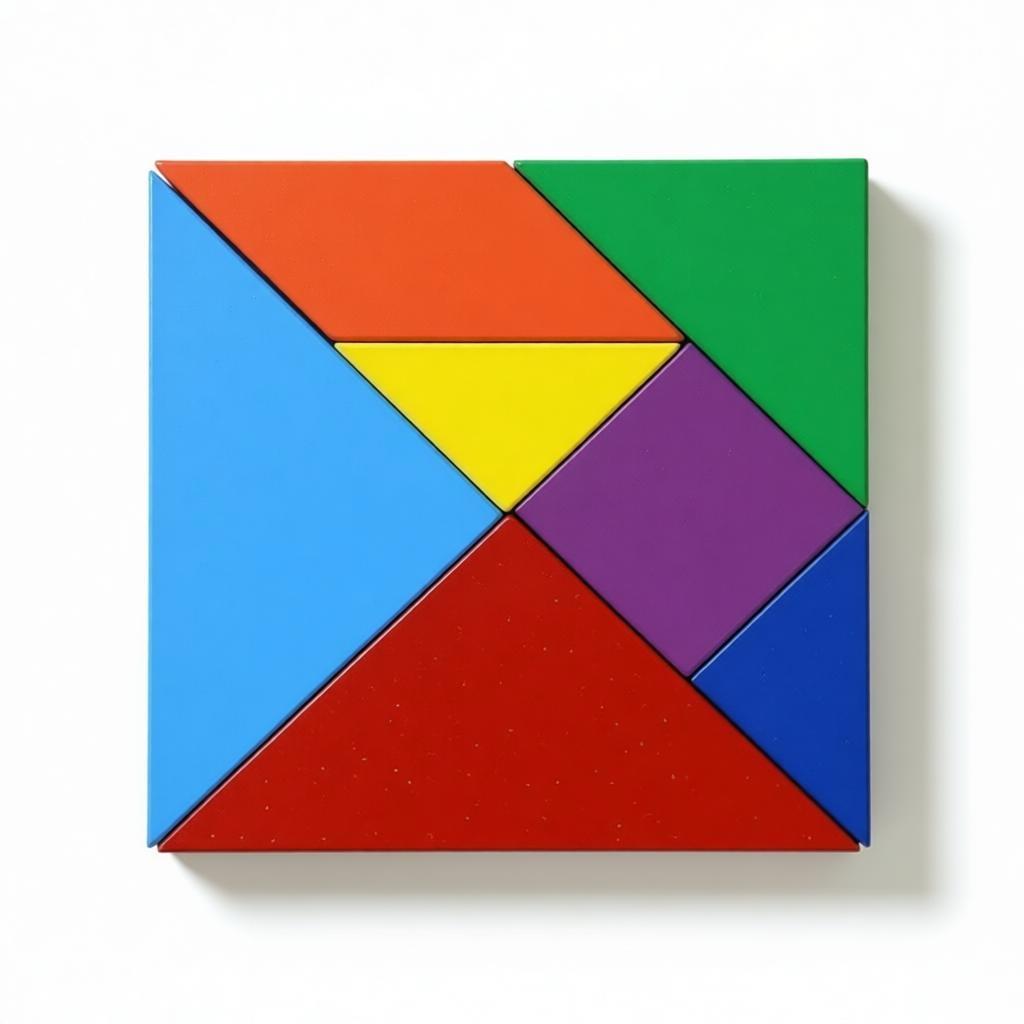 20*20 Cm Ahşap Tangram