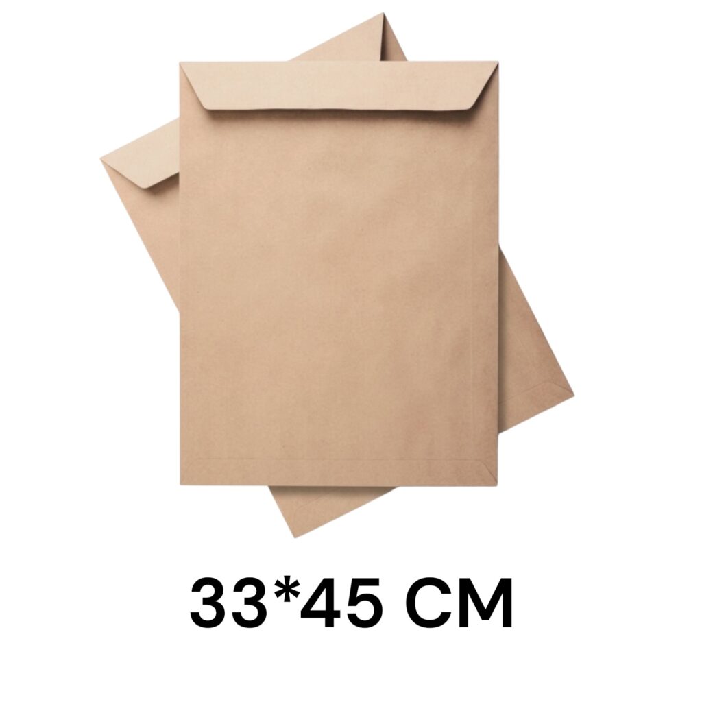 33*45 Cm Kraft Torba Zarf 50'Li Paket