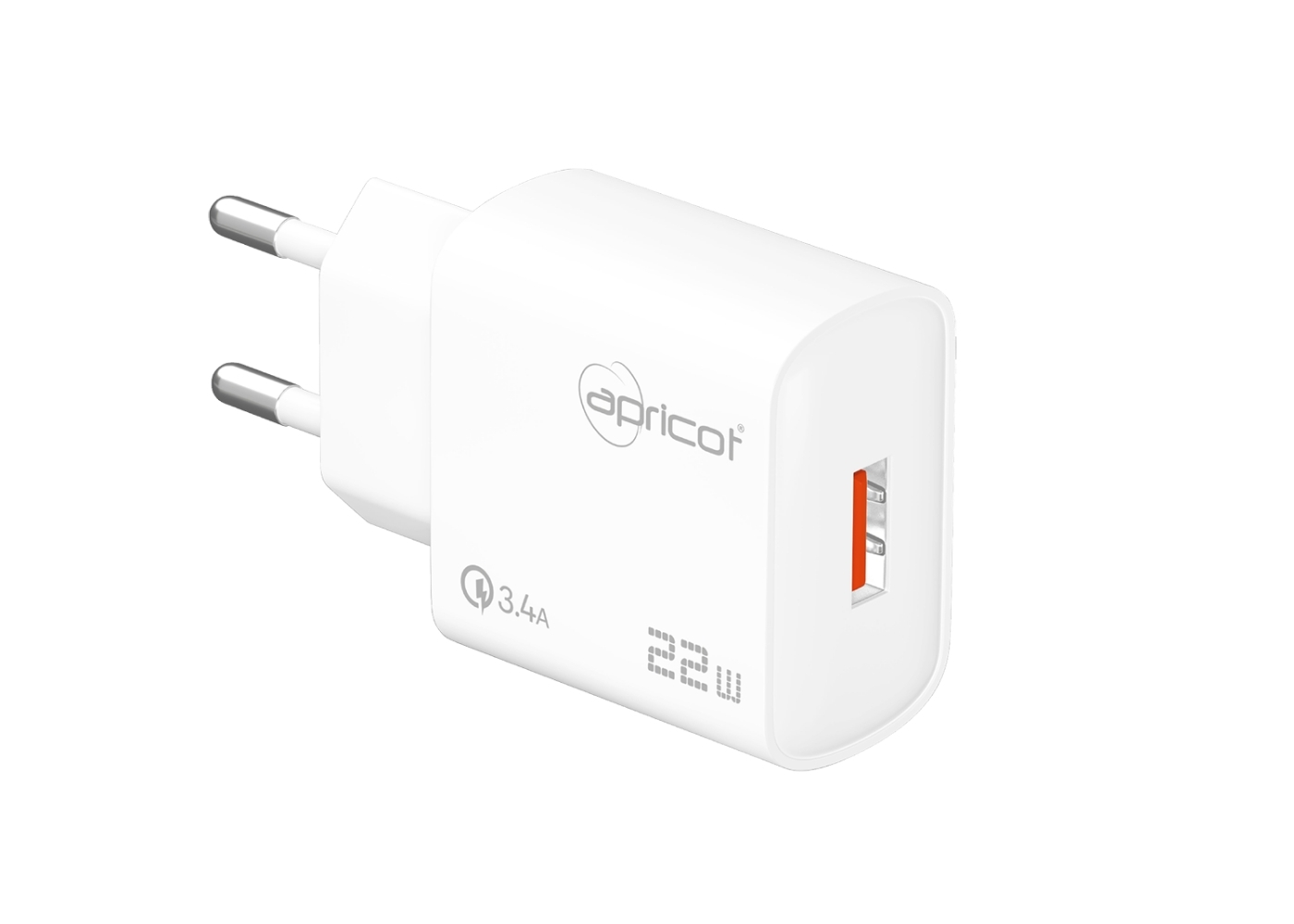 Apricot APC-U422 22W Hızlı Beyaz Şarj Adaptörü