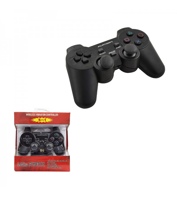 Platoon PL-2860 PC/PS2/PS3 Analog Dual Shock Wireless Gamepad Oyun Kolu