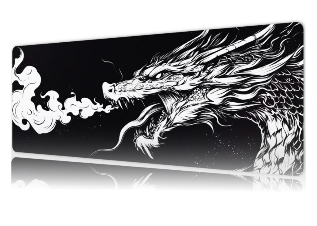 ROWL DARK-DRAGON RW-MP9040-15 90x40 cm Gaming Mousepad XL Speed Seri Kaymaz Taban Dikişli Kenar Oyuncu Mousepad
