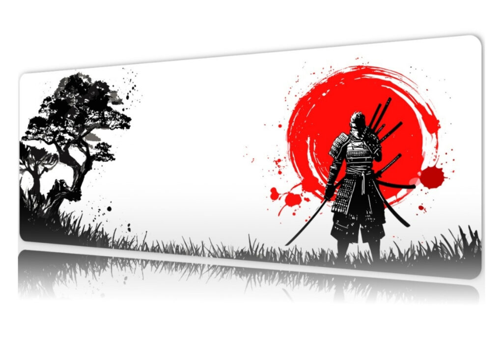 ROWL SAMURAI-ZEN RW-MP9040-17 90x40 cm Gaming Mousepad XL Speed Seri Kaymaz Taban Dikişli Kenar Oyuncu Mousepad