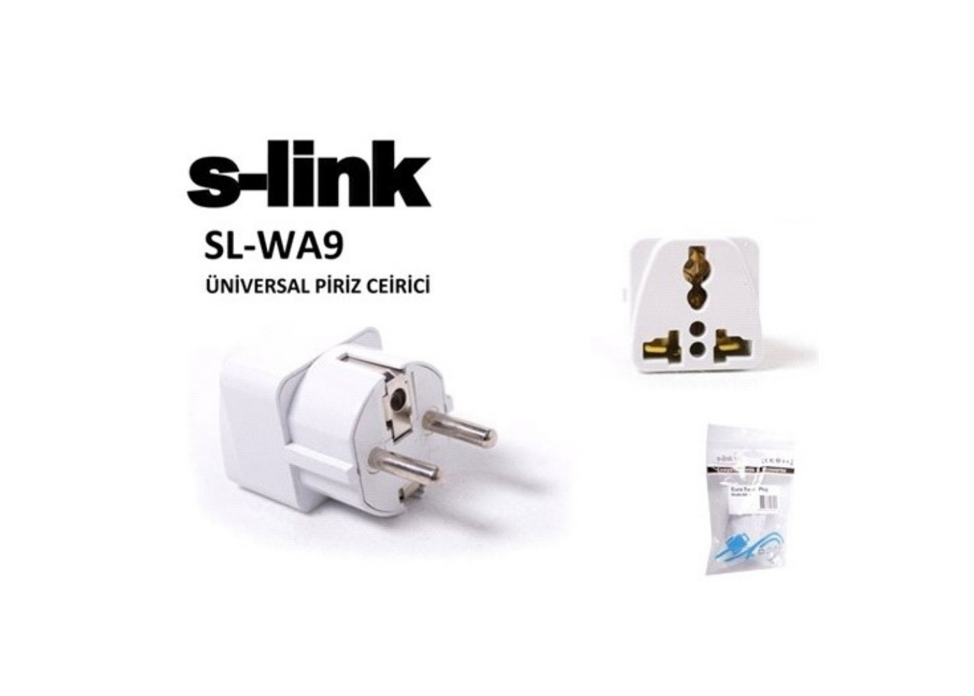 S-link SL-WA9 ÜNİVERSAL Priz Çevirici