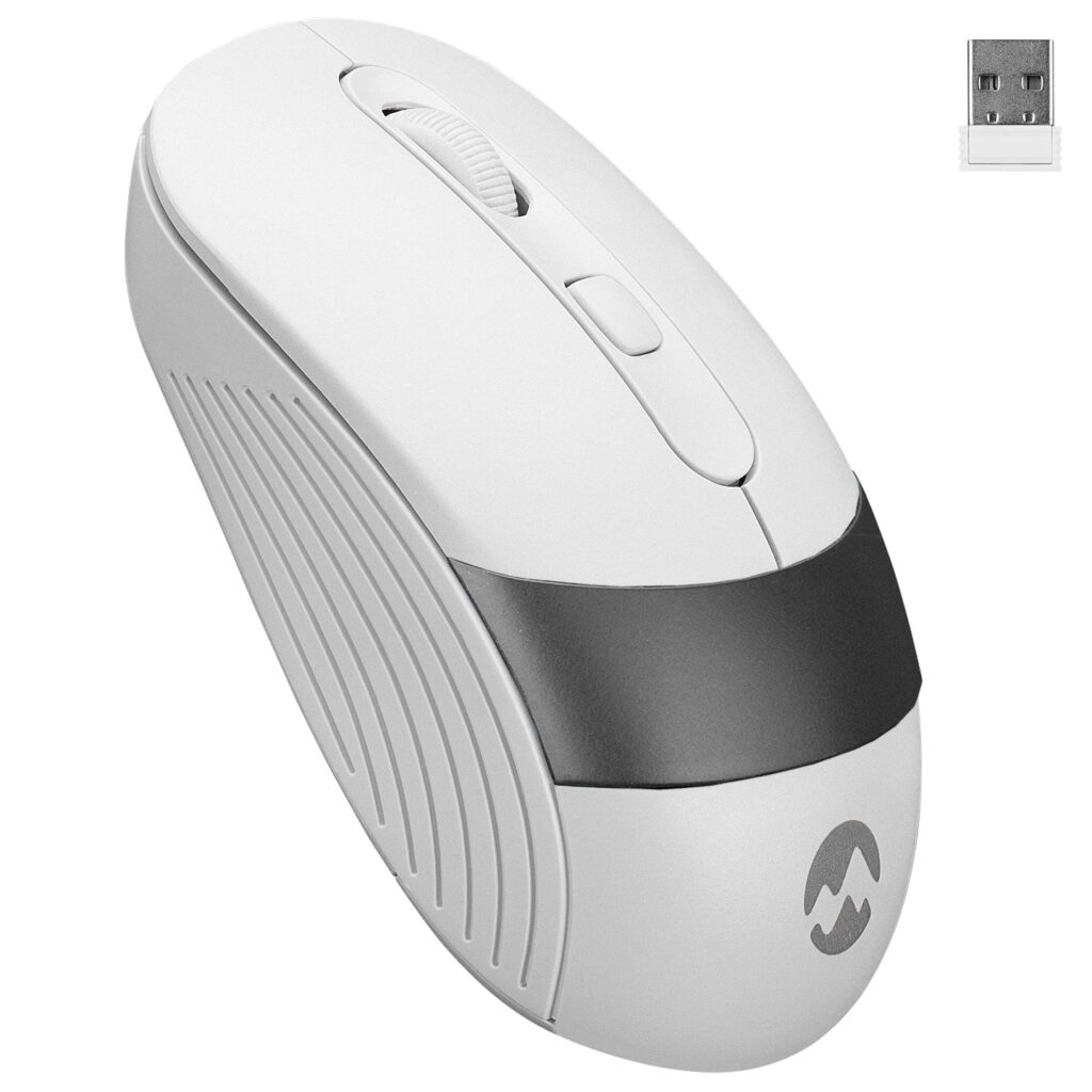 Everest SM-18 Usb Beyaz/Gri 2.4Ghz Optik Kablosuz Mouse