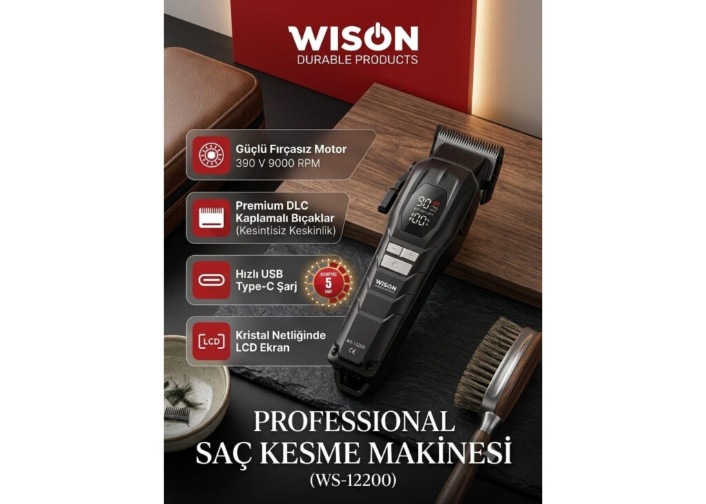 WISON WS-12200 SAÇ SAKAL MAKİNASI