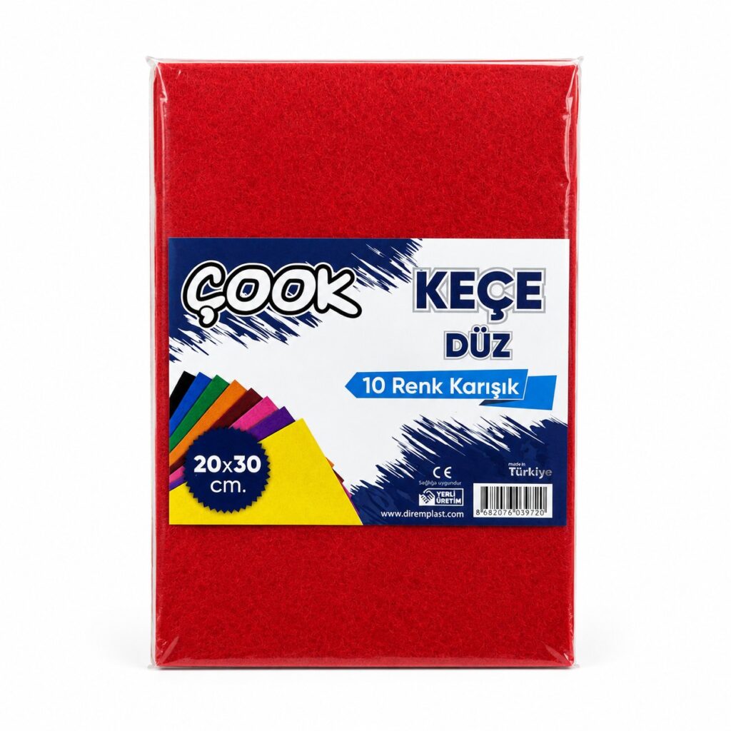 A4 Keçe 10 Renk