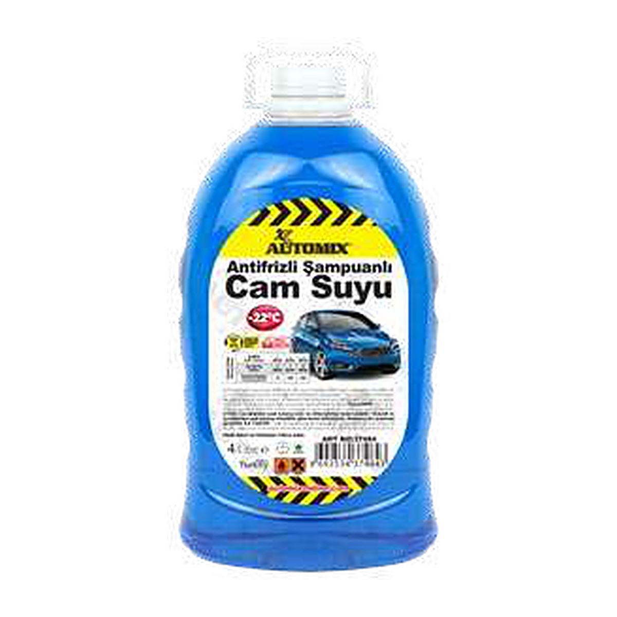 Automix Antifrizli Şampuanlı Cam Suyu 4 L (-22°C)