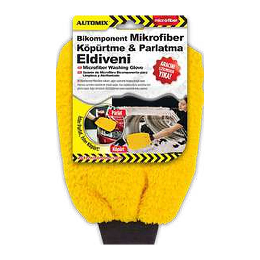 Automix Bikomponent Mikrofiber Köpürtme ve Parlatma Eldiveni