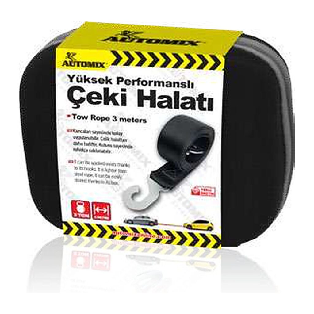 Automix Çantalı Lüks Çeki Halatı 3 Ton 3 m