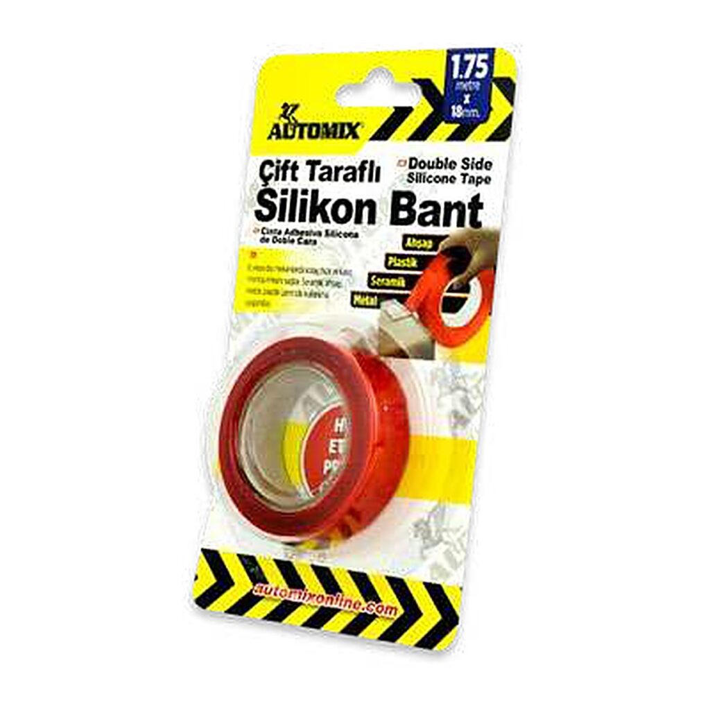 Automix Çift Taraflı Silikon Bant 18 mm x 1,75 m