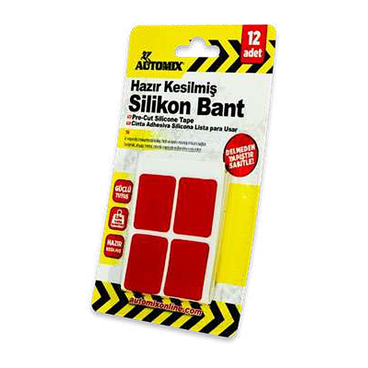 Automix Hazır Kesilmiş Silikon Bant 12'li