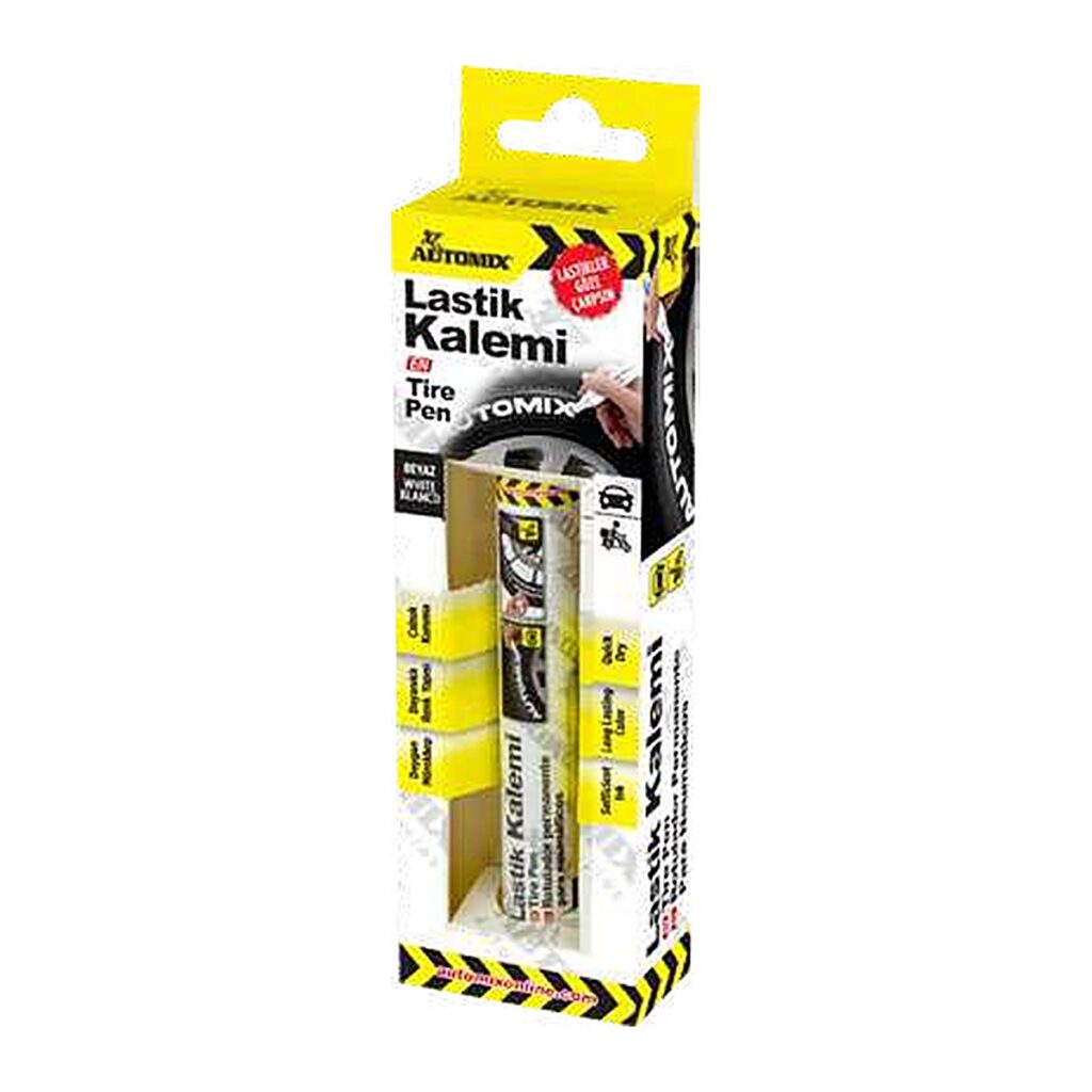 Automix Lastik Kalemi Beyaz