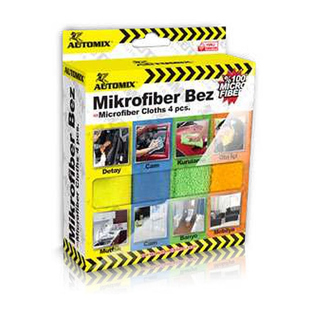 Automix Mikrofiber Bez 4'lü Set