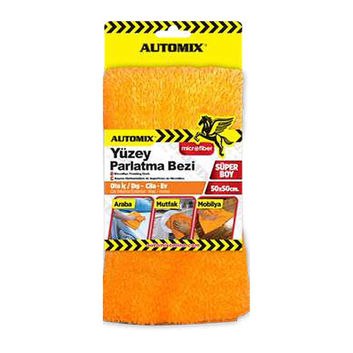 Automix Mikrofiber Yüzey Parlatma Bezi 50x50 cm