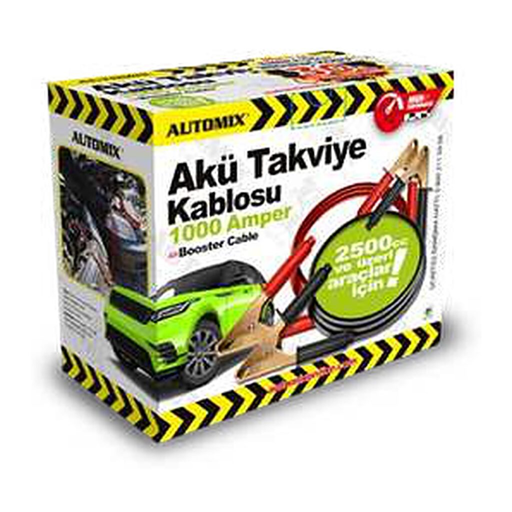 Automix Profesyonel Akü Takviye Kablosu 1000 A