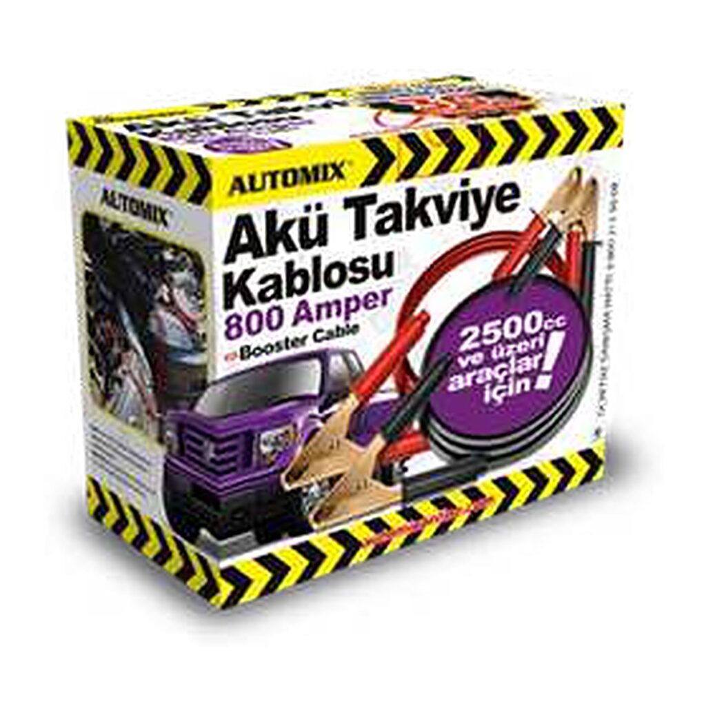 Automix Profesyonel Akü Takviye Kablosu 800 A