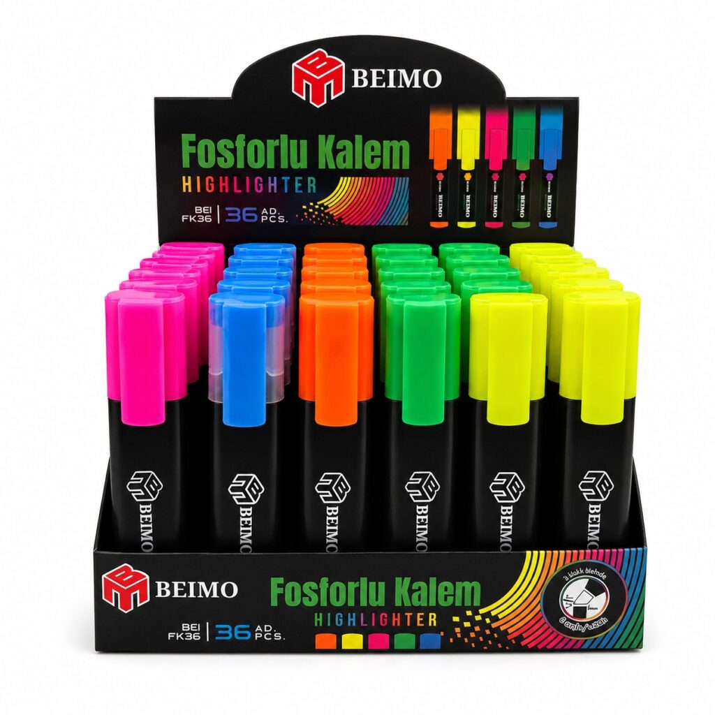 Beimo Fosforlu Kalem 36'Lı Stand