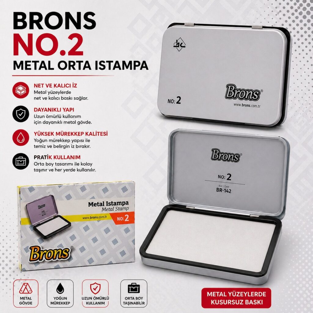 Brons No.2 Metal Orta Istampa