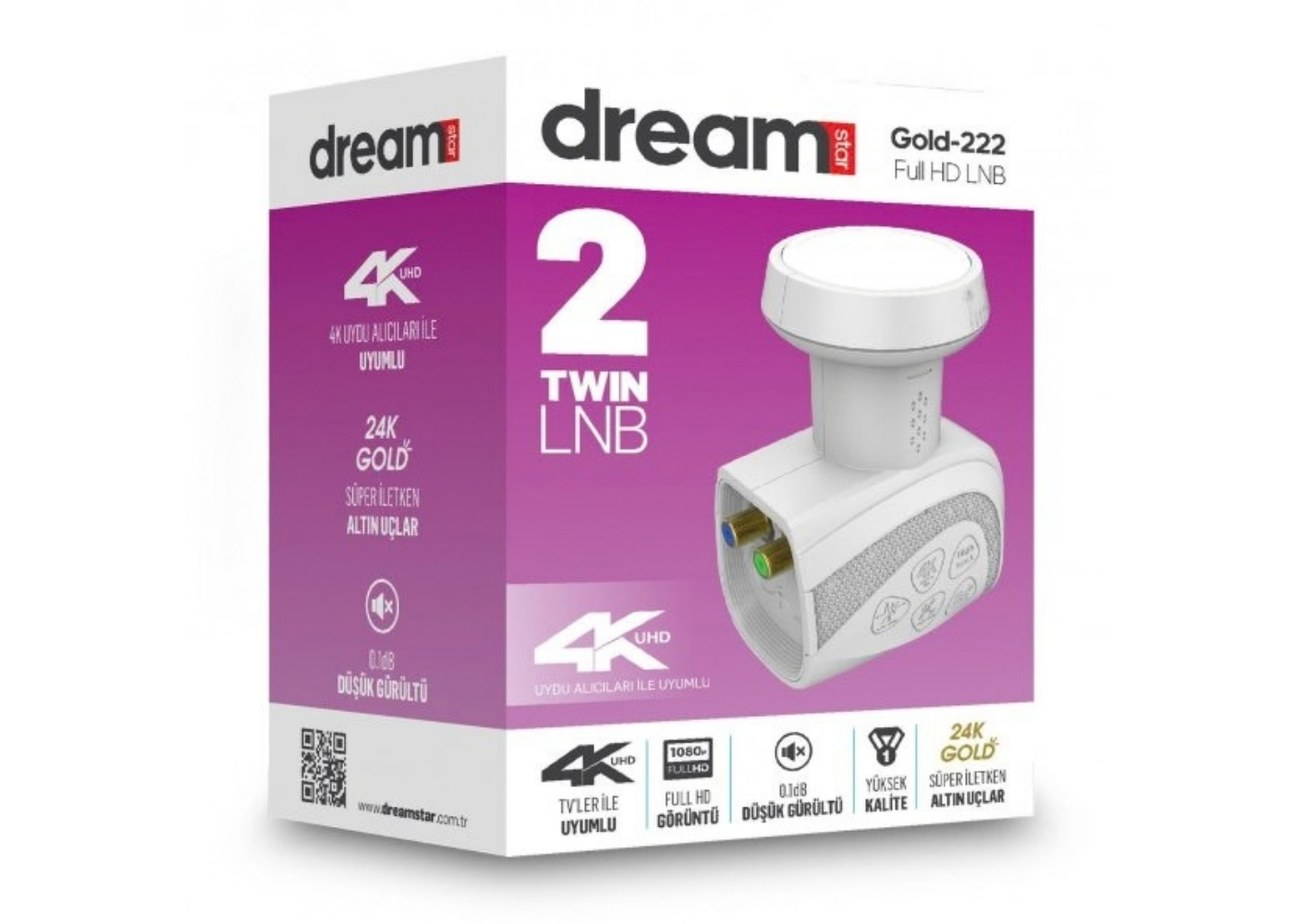 DREAMSTAR GOLD-222 TWIN ÇİFTLİ LNB