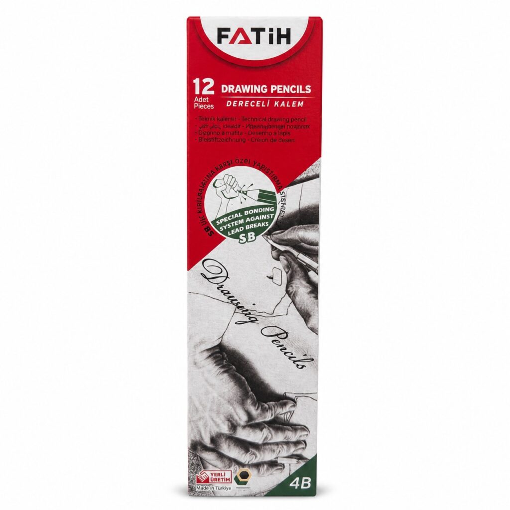 Fatih Dereceli Resim Kalemi 4B 12'Li
