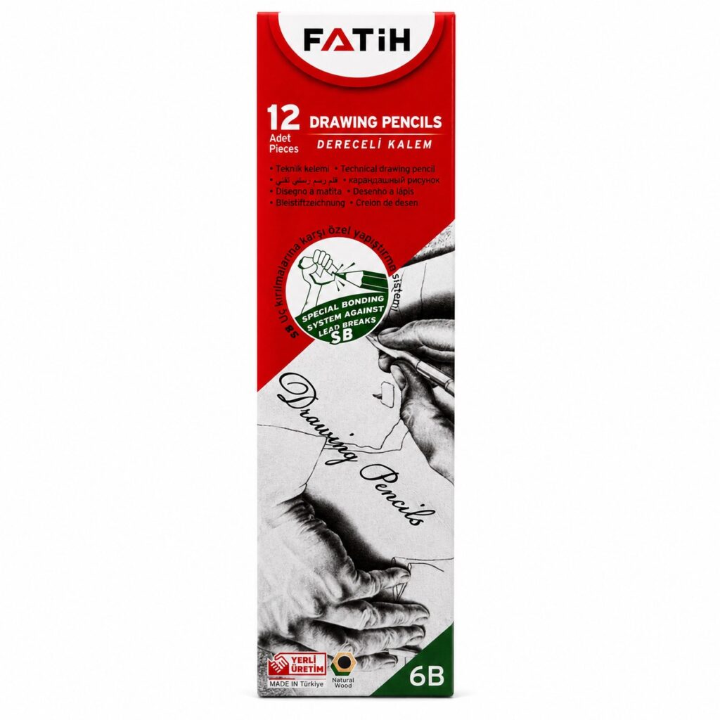 Fatih Dereceli Resim Kalemi 6B 12'Li