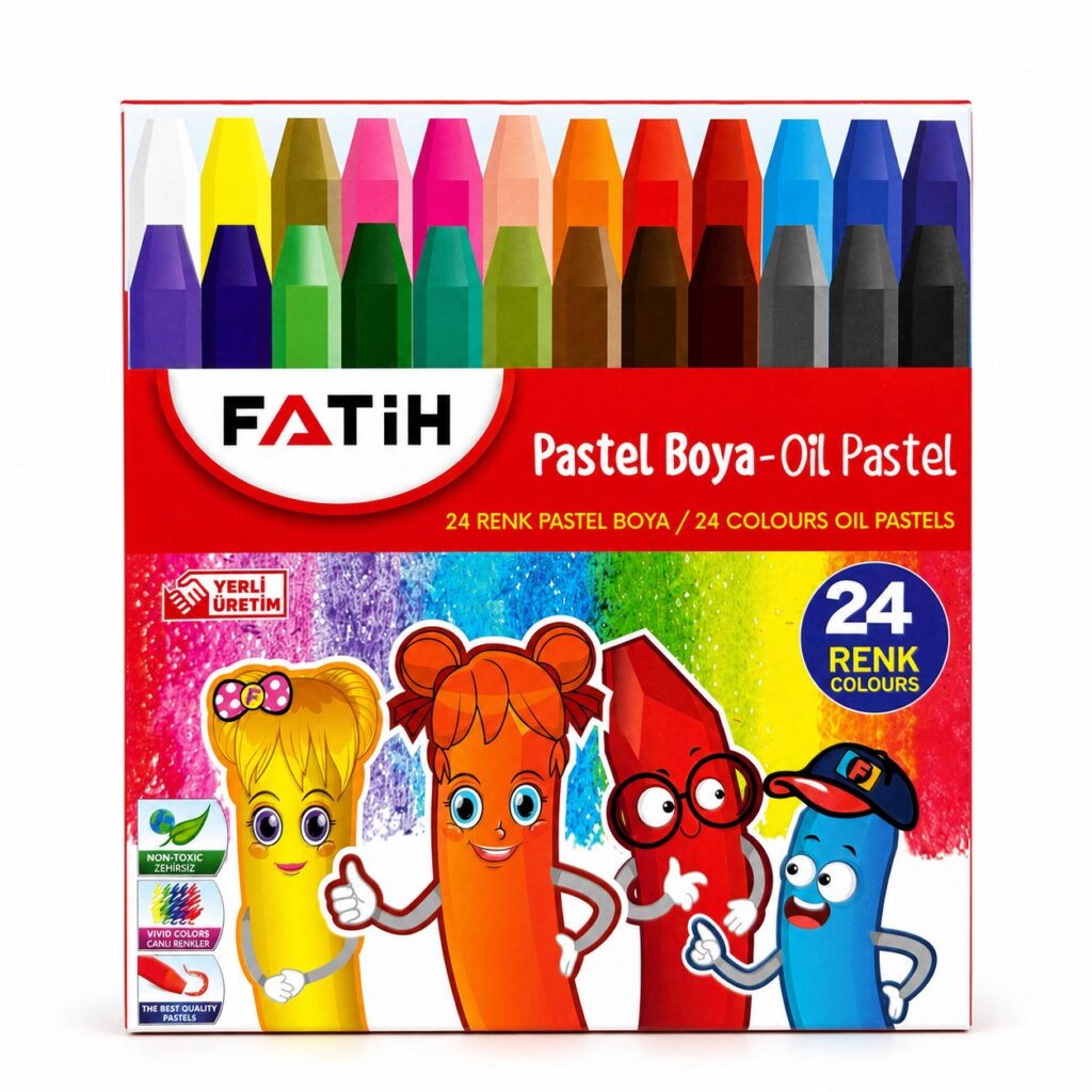 Fatih Pastel Boya 24 Renk King Size