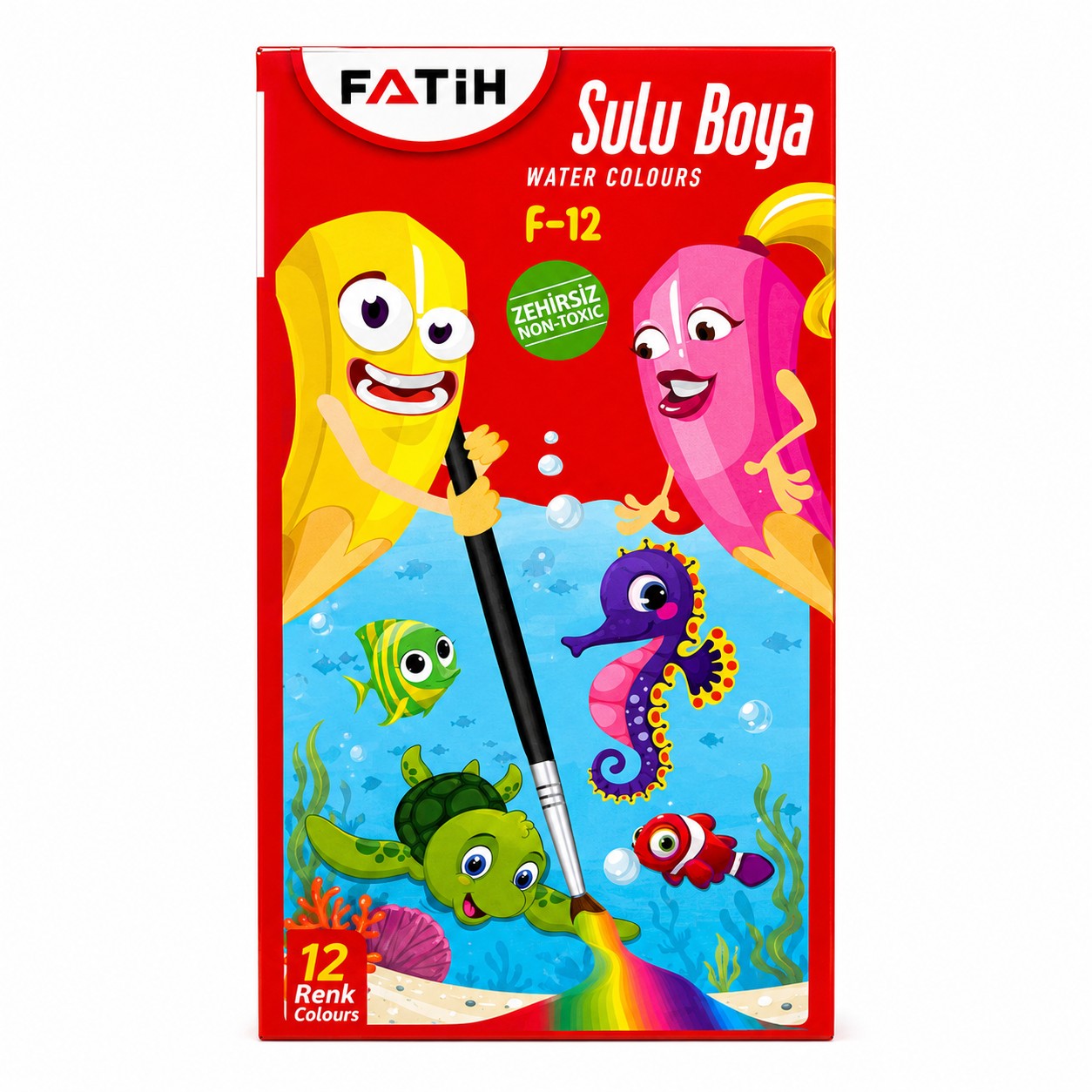 Fatih Sulu Boya 12 Renk Big Size