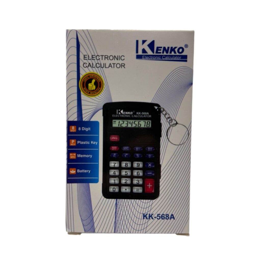 Kenko Anahtarlıklı Mini Hesap Makinesi