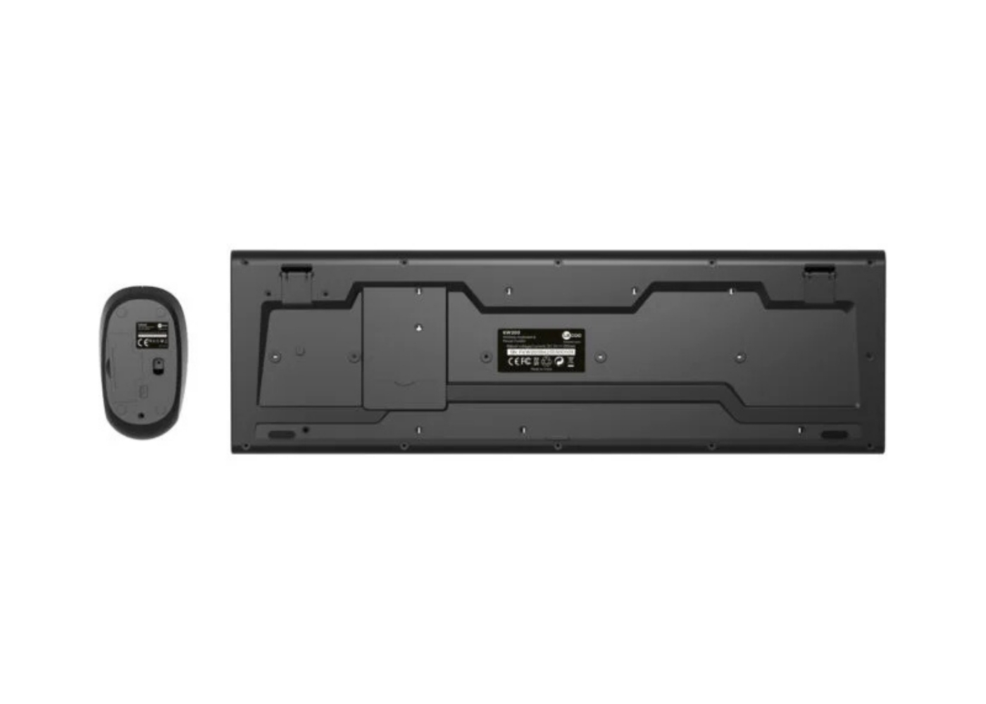 Lecoo KW200 Kablosuz Türkçe Q Klavye & Mouse Set Siyah