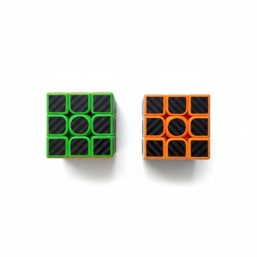 No.355-1A Neon Renkler Lüx Zeka Küpü 6'Lı Paket