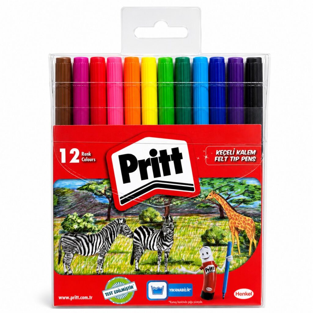 Pritt Keçeli Kalem 12 Renk
