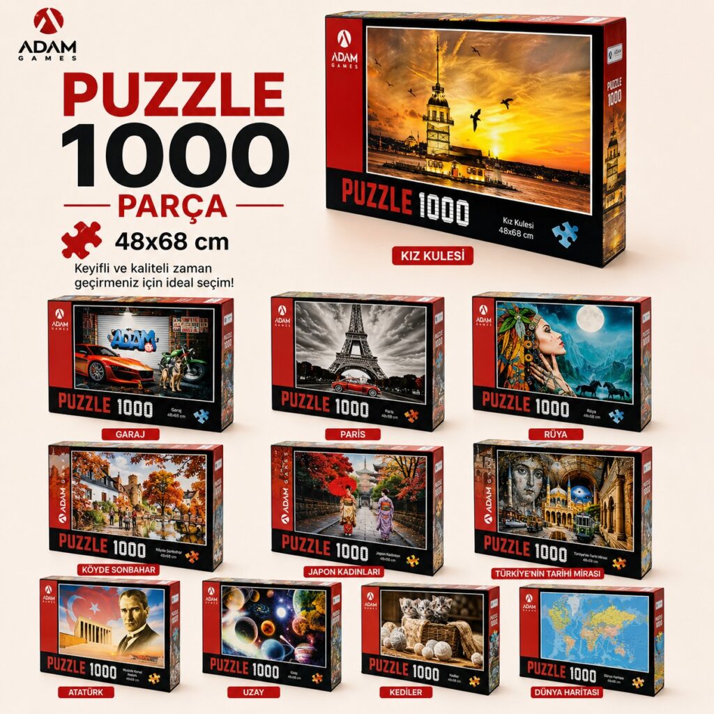 Puzzle 1000 Parça