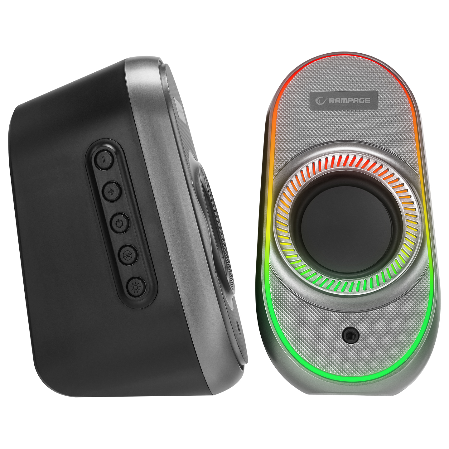 Rampage RMS-X3 2.0 6W Bluetooth Özellikli Siyah Multimedia RGB Işıklı Gaming USB Speaker