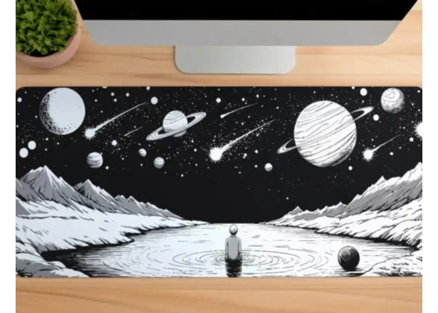ROWL RW-MP9040-29 90x40 cm Gaming Mousepad XL Speed Seri Kaymaz Taban Dikişli Kenar Oyuncu Mousepad