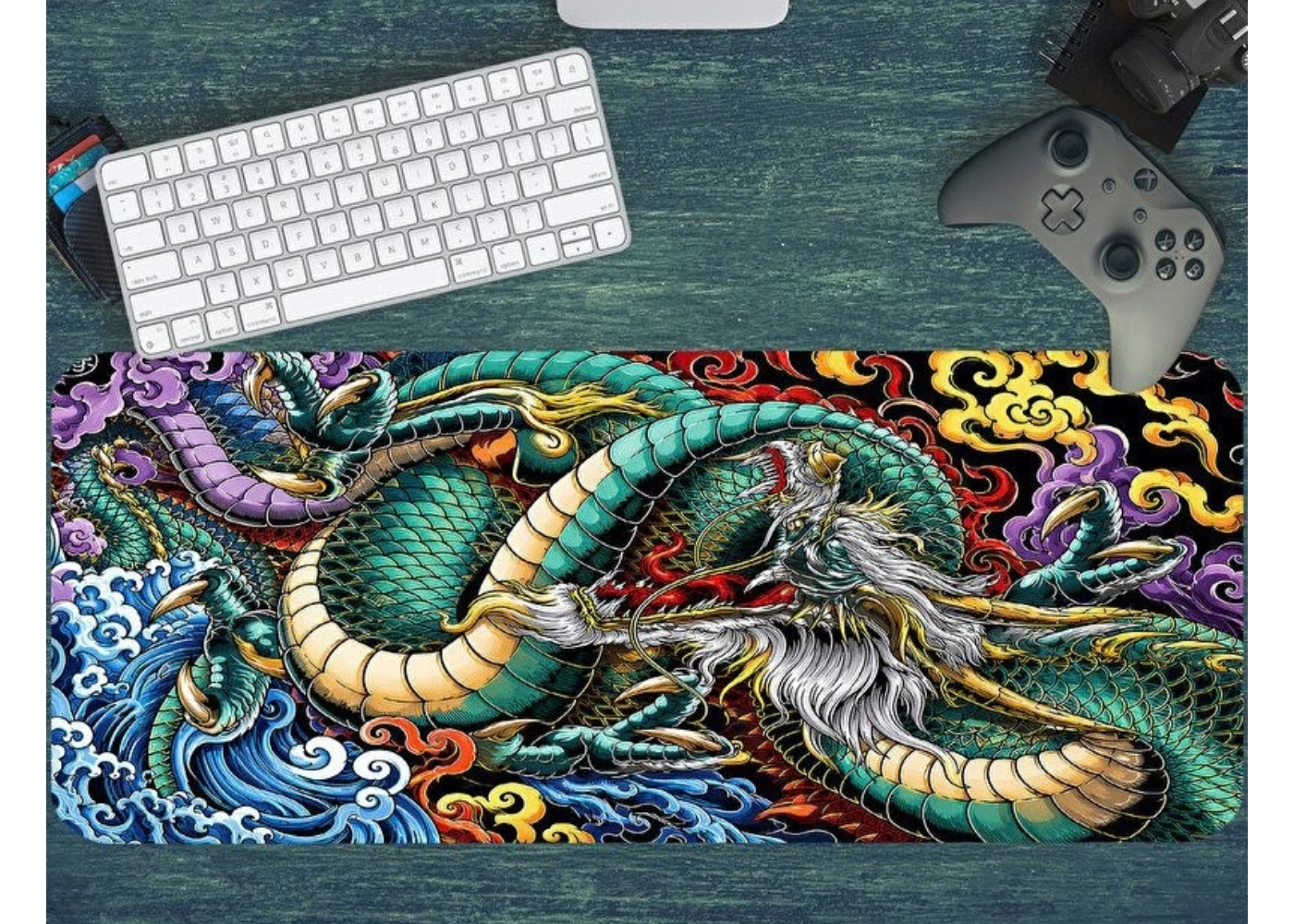 ROWL RW-MP9040-30 90x40 cm Gaming Mousepad XL Speed Seri Kaymaz Taban Dikişli Kenar Oyuncu Mousepad