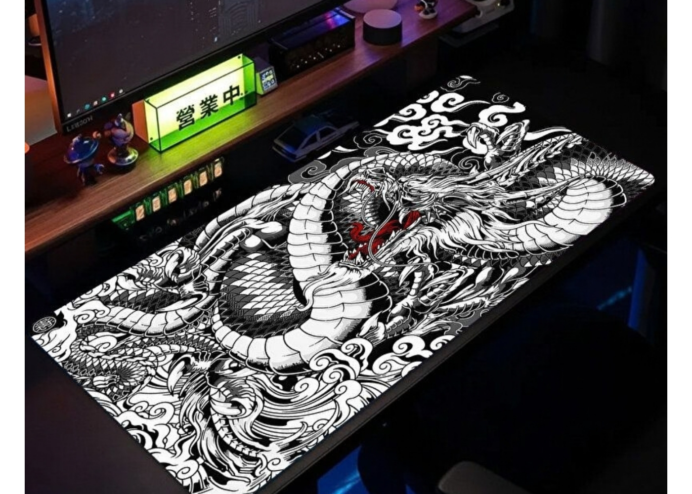 ROWL RW-MP9040-31 90x40 cm Gaming Mousepad XL Speed Seri Kaymaz Taban Dikişli Kenar Oyuncu Mousepad