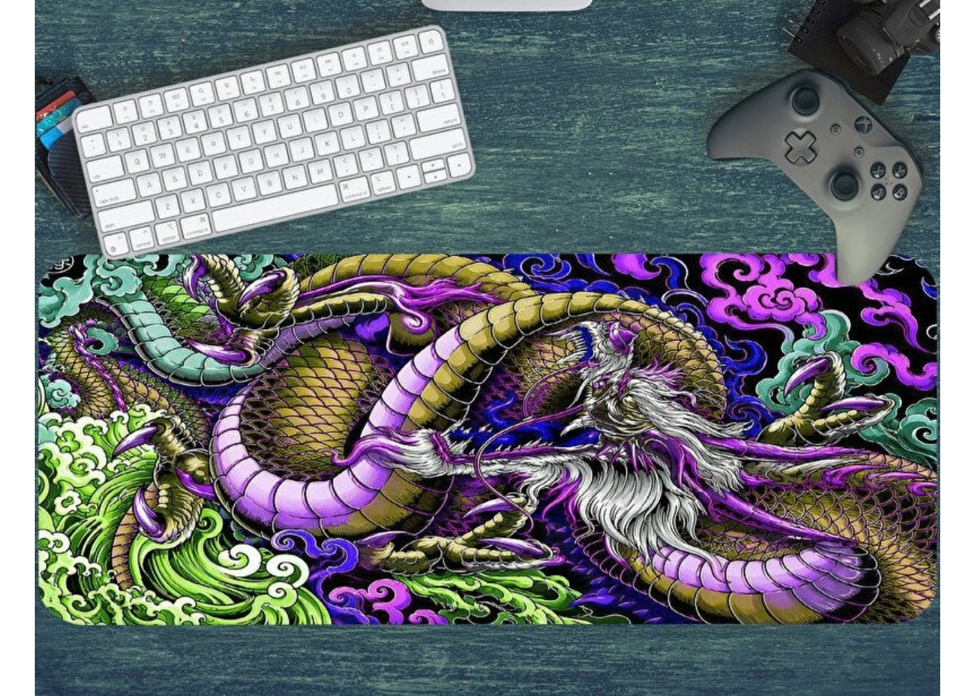 ROWL RW-MP9040-32 90x40 cm Gaming Mousepad XL Speed Seri Kaymaz Taban Dikişli Kenar Oyuncu Mousepad