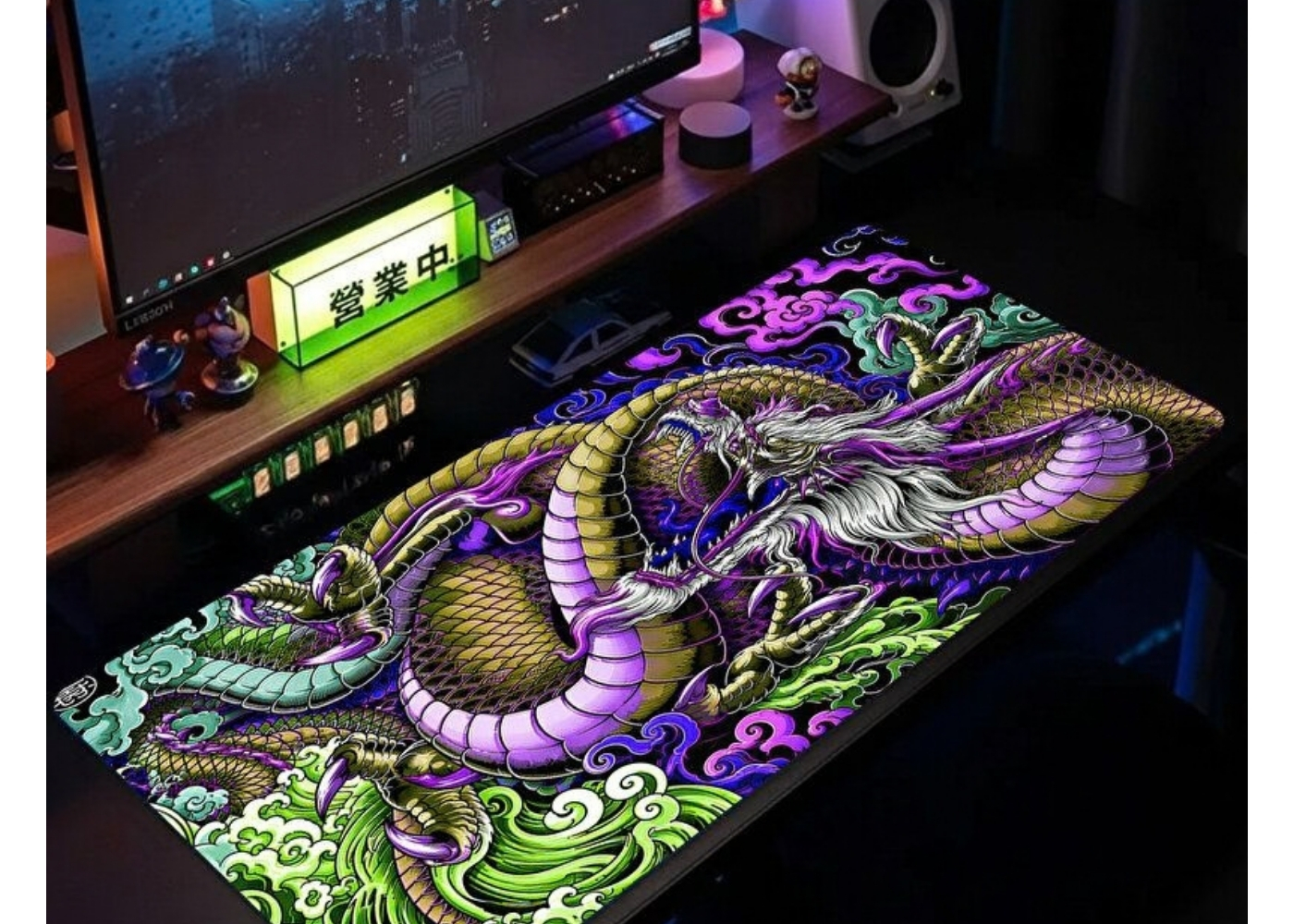 ROWL RW-MP9040-32 90x40 cm Gaming Mousepad XL Speed Seri Kaymaz Taban Dikişli Kenar Oyuncu Mousepad